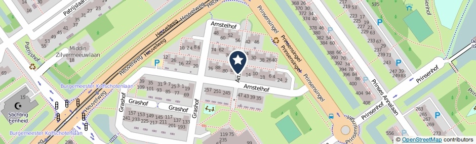 Kaartweergave Amstelhof in Leidschendam
