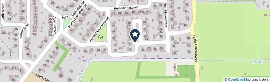 Kaartweergave Herman Olijslagerstraat in Lichtenvoorde