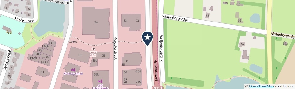 Kaartweergave Nobelstraat in Lichtenvoorde