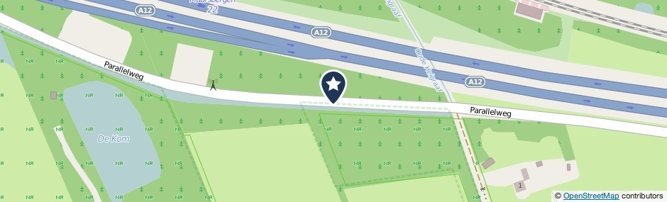 Kaartweergave Parallelweg in Maarsbergen