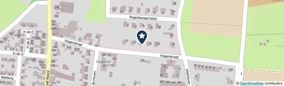 Kaartweergave Hagenstraat 21 in Maastricht