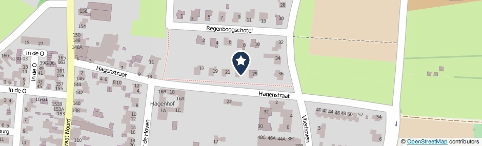 Kaartweergave Hagenstraat 23 in Maastricht