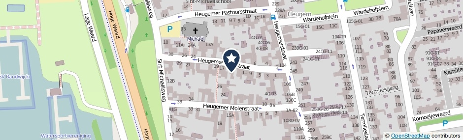 Kaartweergave Heugemer Kerkstraat 15 in Maastricht