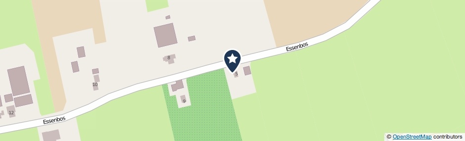Kaartweergave Essenbos 5 in Maurik