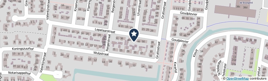 Kaartweergave Lepelaarstraat 44 in Maurik