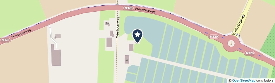 Kaartweergave Provincialeweg 1 in Maurik