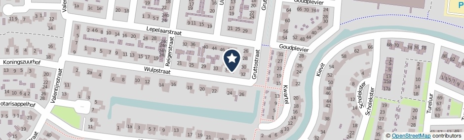 Kaartweergave Wulpstraat 39 in Maurik