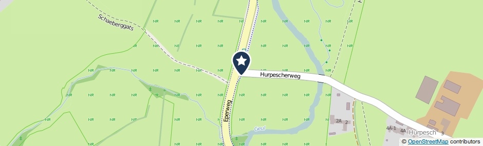 Kaartweergave Eperweg in Mechelen