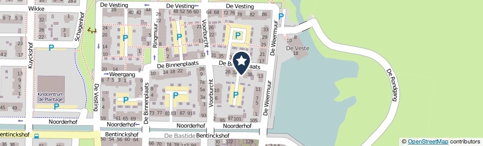 Kaartweergave De Binnenplaats 34 in Meteren