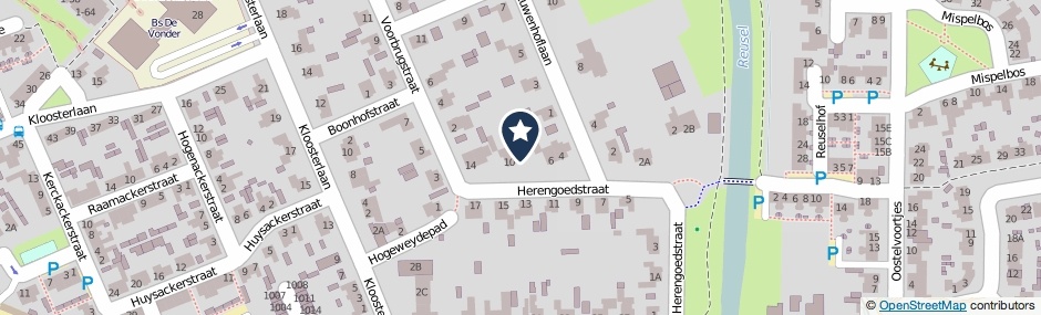 Kaartweergave Herengoedstraat 8 in Moergestel