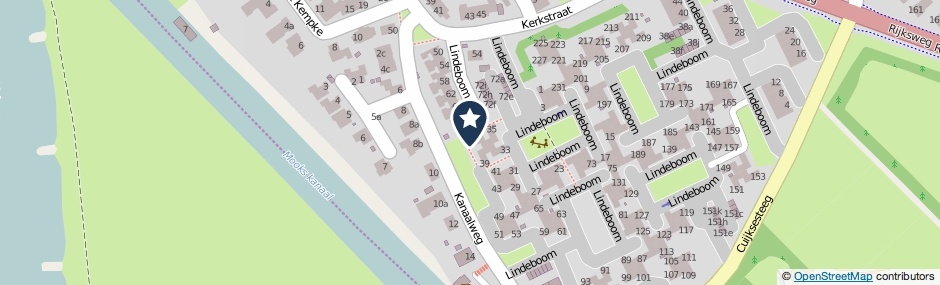 Kaartweergave Lindeboom 37 in Mook