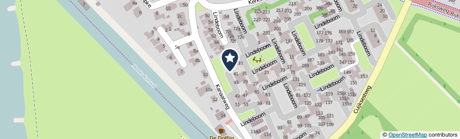 Kaartweergave Lindeboom 39 in Mook