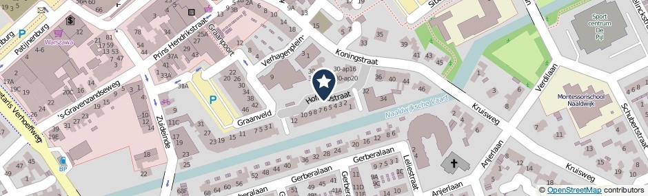 Kaartweergave Hoflandstraat in Naaldwijk