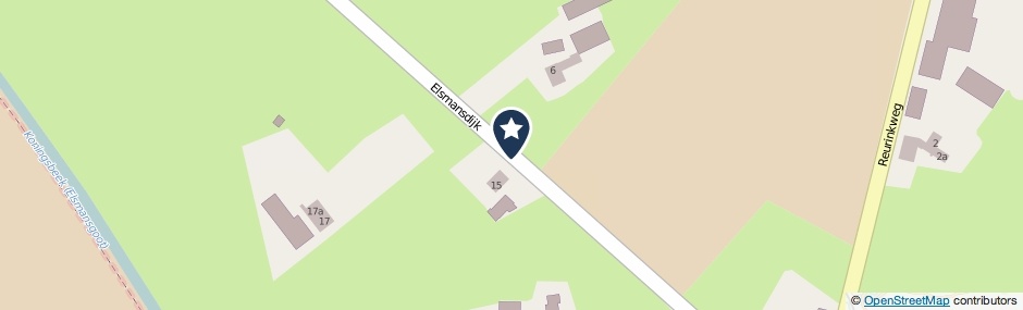 Kaartweergave Elsmansdijk in Neede