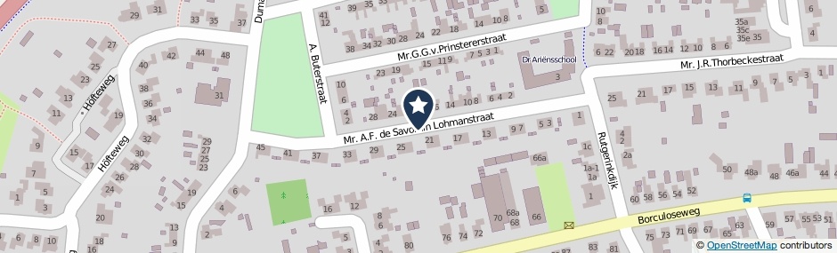 Kaartweergave Mr. A.F. De Savornin Lohmanstraat in Neede