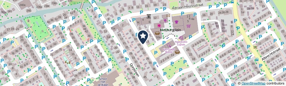 Kaartweergave Van Der Kooistraat in Nieuw-Lekkerland