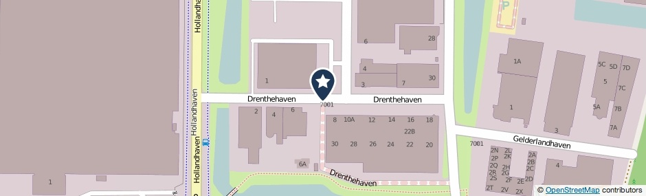 Kaartweergave Drenthehaven in Nieuwegein