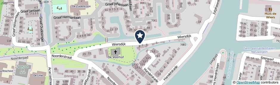 Kaartweergave Wiersdijk in Nieuwegein