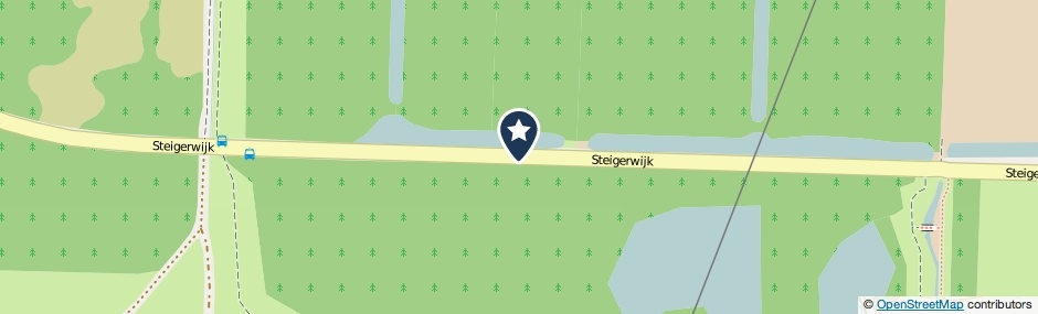 Kaartweergave Steigerwijk in Nieuwlande