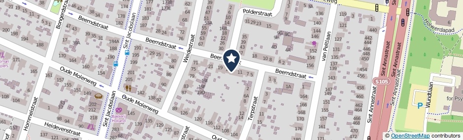 Kaartweergave Beemdstraat 13 in Nijmegen