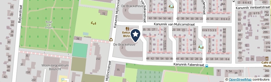 Kaartweergave Deken Hensburchstraat 24 in Nijmegen