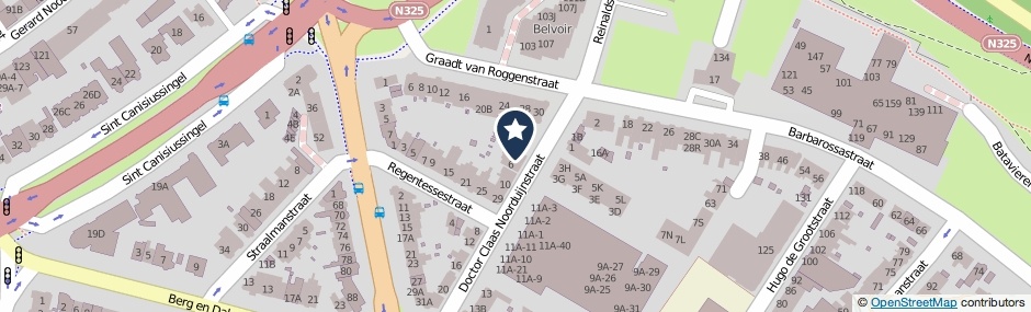 Kaartweergave Dr. Claas Noorduijnstraat 4 in Nijmegen