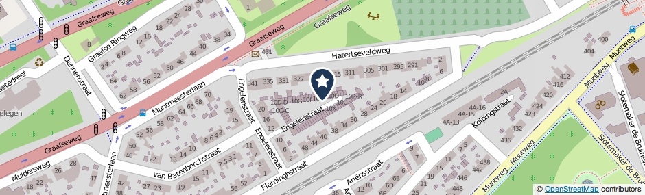 Kaartweergave Engelenstraat 10-M in Nijmegen