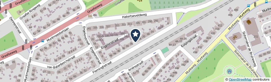 Kaartweergave Fleminghstraat 28 in Nijmegen