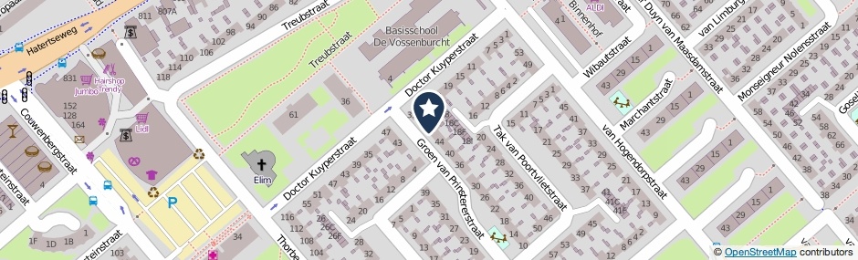 Kaartweergave Groen Van Prinstererstraat 48 in Nijmegen