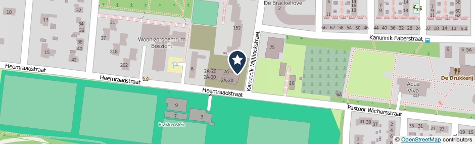 Kaartweergave Heemraadstraat 2-A10 in Nijmegen