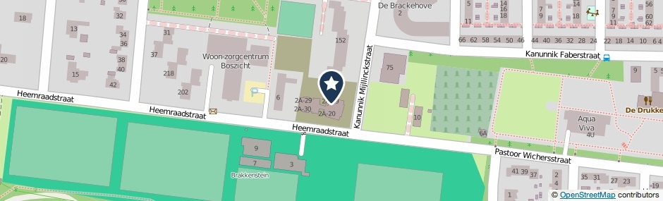 Kaartweergave Heemraadstraat 2-A11 in Nijmegen