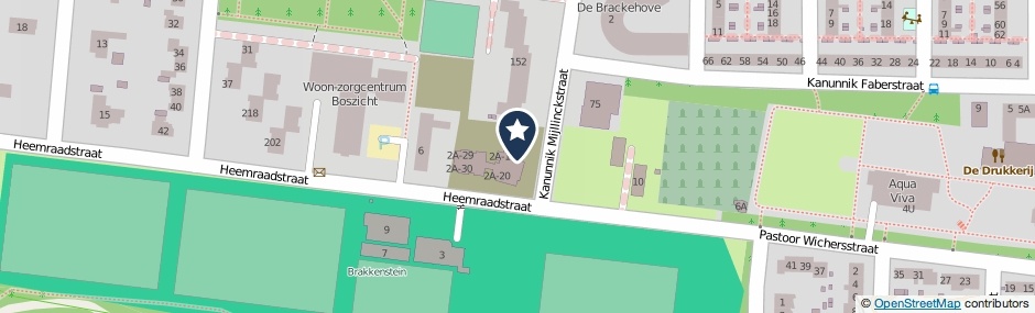 Kaartweergave Heemraadstraat 2-A22 in Nijmegen