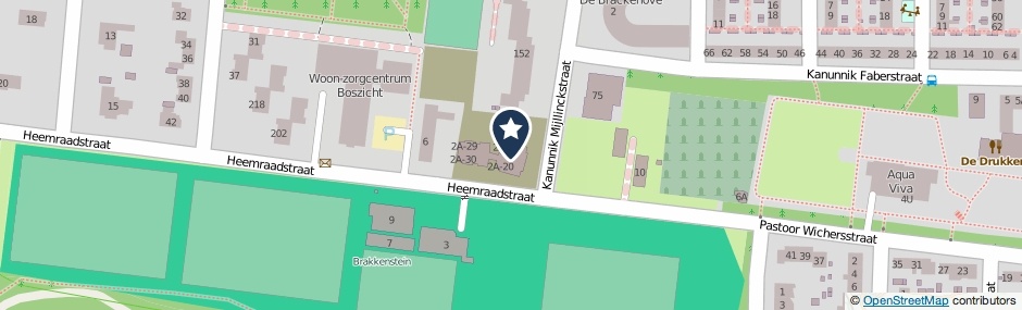 Kaartweergave Heemraadstraat 2-A26 in Nijmegen