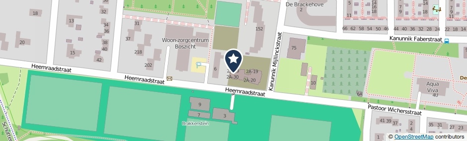 Kaartweergave Heemraadstraat 2-A33 in Nijmegen