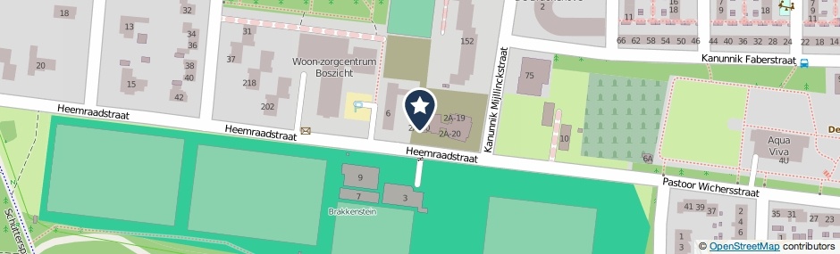 Kaartweergave Heemraadstraat 2-A34 in Nijmegen