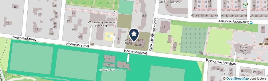 Kaartweergave Heemraadstraat 2-A36 in Nijmegen