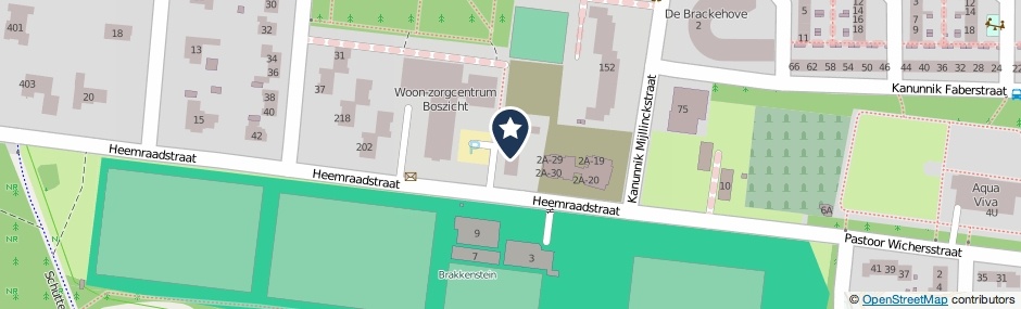 Kaartweergave Heemraadstraat 4 in Nijmegen