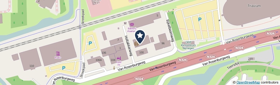 Kaartweergave Holtakkerweg 2 in Nijmegen