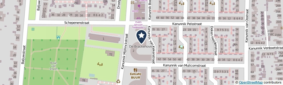 Kaartweergave Kanunnik Van Kekenstraat 62 in Nijmegen
