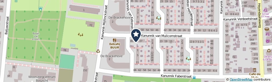 Kaartweergave Kanunnik Van Mulicomstraat 31 in Nijmegen