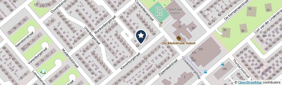 Kaartweergave Kleverburgstraat 8 in Nijmegen