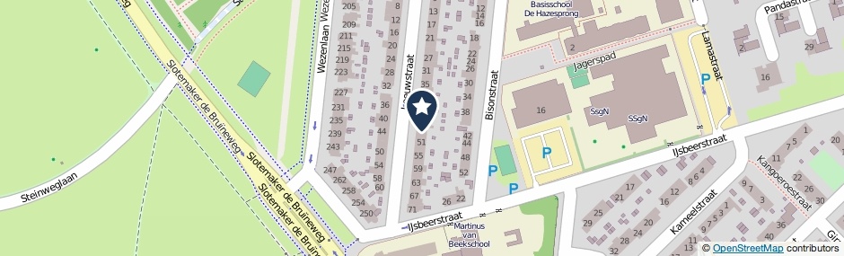 Kaartweergave Leeuwstraat 47 in Nijmegen