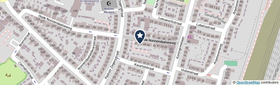 Kaartweergave Oude Nonnendaalseweg 53 in Nijmegen