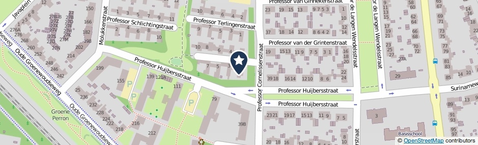Kaartweergave Professor Asselbergsstraat 1 in Nijmegen