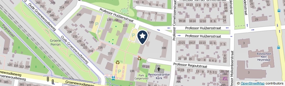Kaartweergave Professor Huijbersstraat 53 in Nijmegen