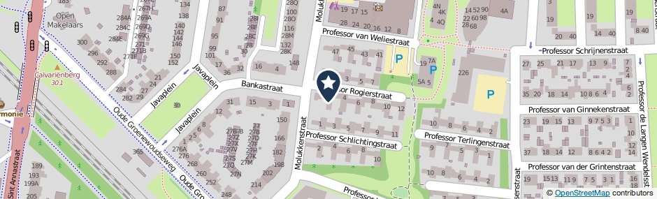 Kaartweergave Professor Rogierstraat 2 in Nijmegen
