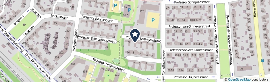 Kaartweergave Professor Terlingenstraat 7 in Nijmegen