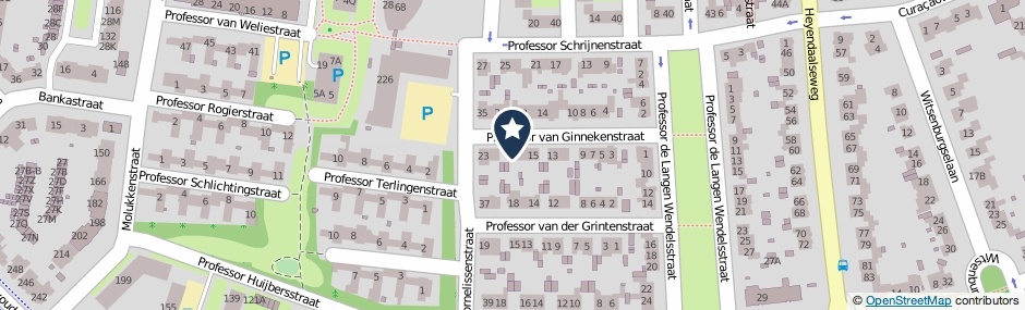 Kaartweergave Professor Van Ginnekenstraat 19 in Nijmegen