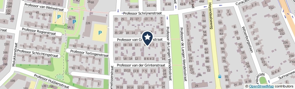 Kaartweergave Professor Van Ginnekenstraat 7 in Nijmegen