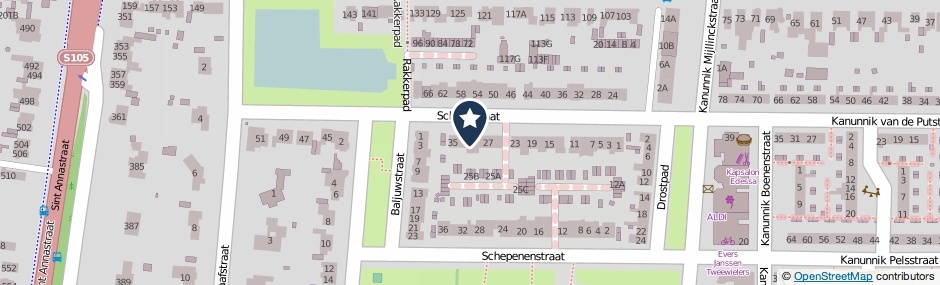 Kaartweergave Schoutstraat 31 in Nijmegen